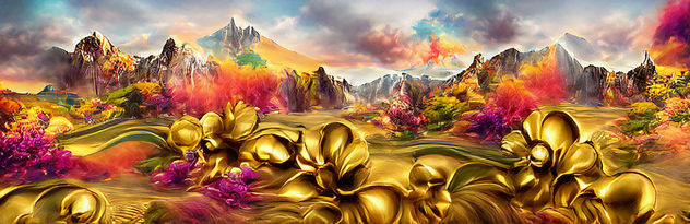 El dorado de las flores