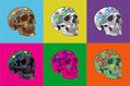 Mexican Calaveritas Pop Art