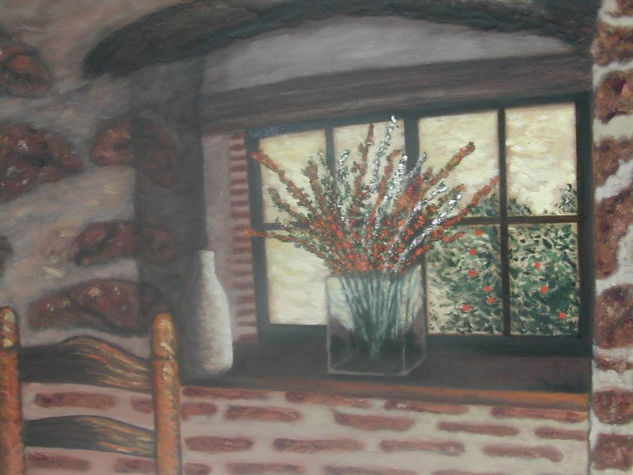 Ventana del Hogar Oil Canvas Still Life Paintings