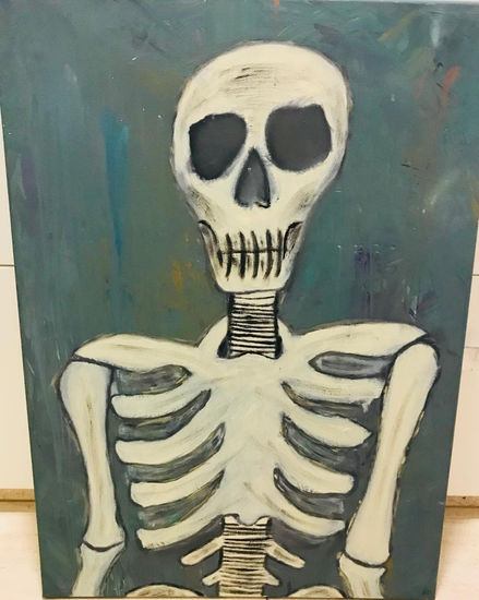 Calavera Acrylic Canvas Others