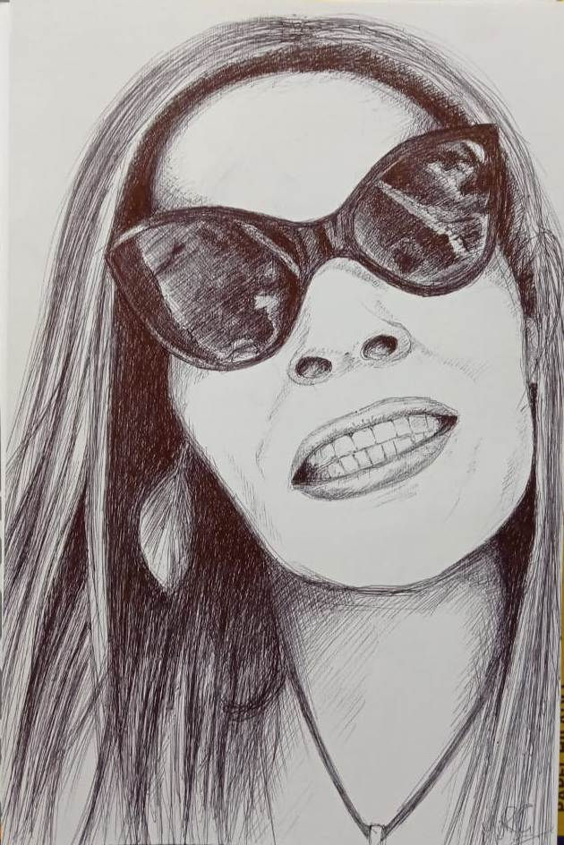 retrato de Irka, año 2018, constitucion, chile.
