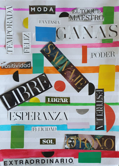 Collage palabras Paper Others