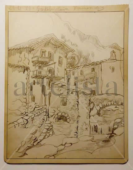 "Pueblo rural" Pencil