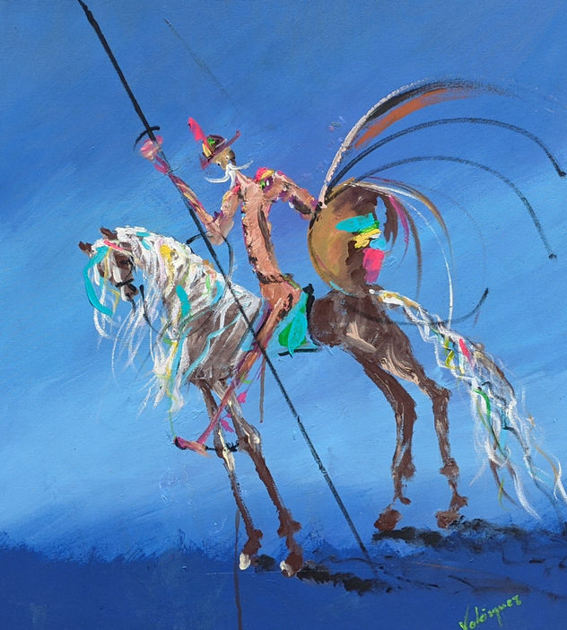 Don Quijote y Rocinante