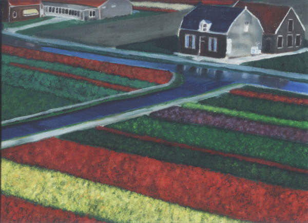 Colours of the Field Oil Canvas Landscaping