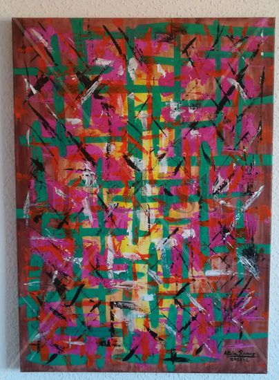 ABSTRACTO No. 5 (Roso) Acrylic Canvas Others