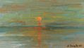 Reflejo de fuego en calma