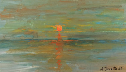 Reflejo de fuego en...
