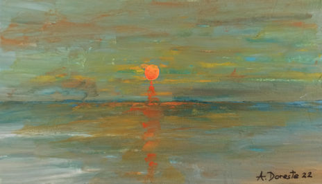 Reflejo de fuego en...
