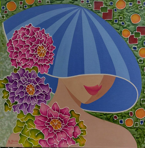 Besos rosa en flor