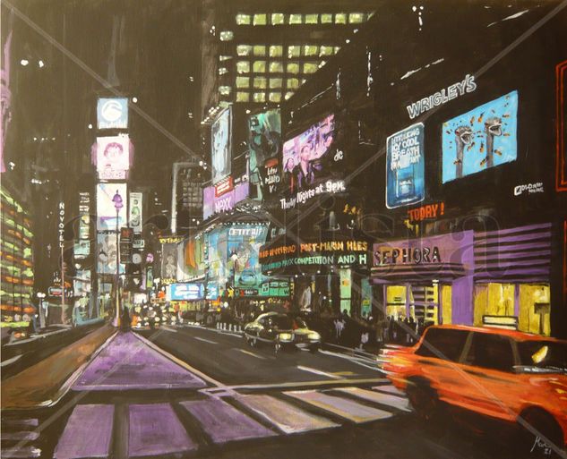 Broadway Acrylic Canvas Landscaping