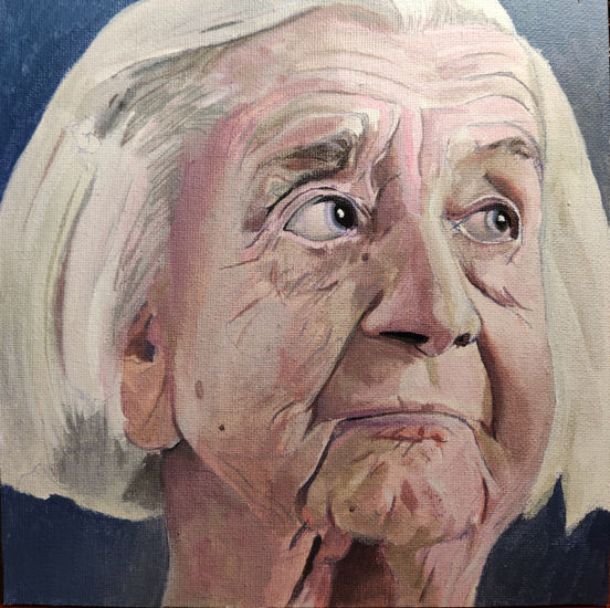 Anciana Acrylic Panel Portrait