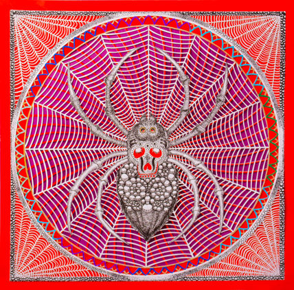 La araña calavera