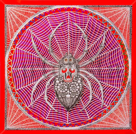 La araña calavera