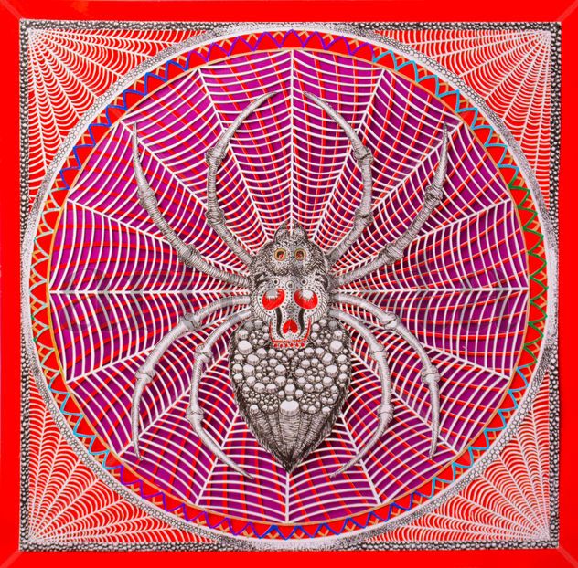 La araña calavera