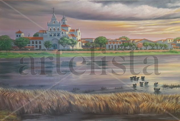 0034642211344, Rasarit in El Rocio inourat Oil Canvas Landscaping