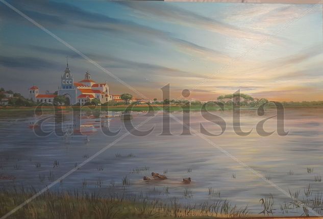 0034642211344, Rasarit in El Rocio Oil Canvas Landscaping