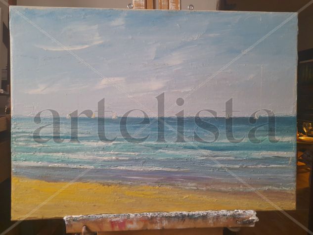 plaja de la Conil de frontera Oil Canvas Landscaping