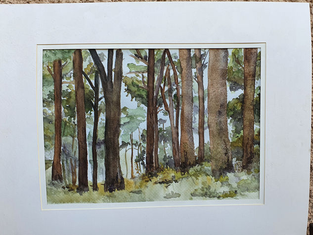 bosque encantado Watercolour Paper Landscaping