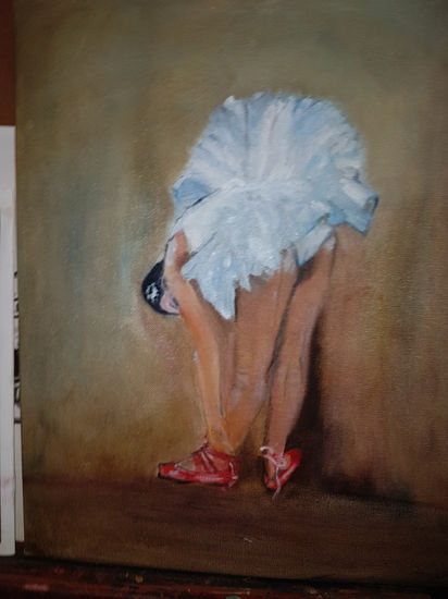 BAILARINA Oil Canvas Figure Painting