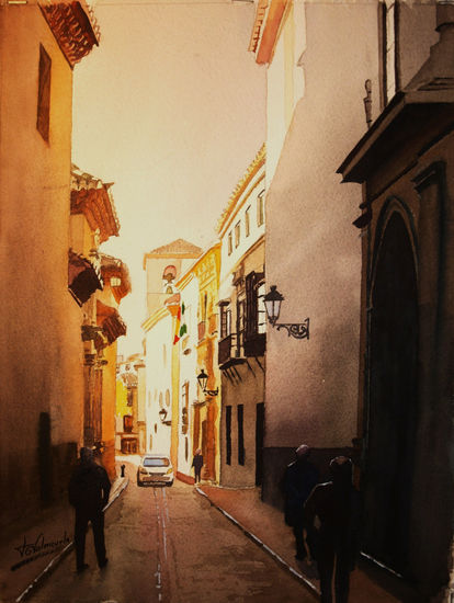 Paseo del Darro Watercolour Paper Others