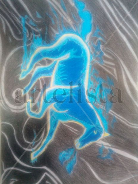 Caballo en fuego