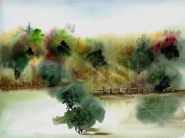 Campo abierto Watercolour Paper Landscaping