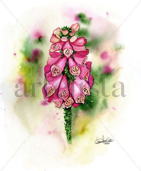 Silvestre SF Watercolour Paper Floral Painting