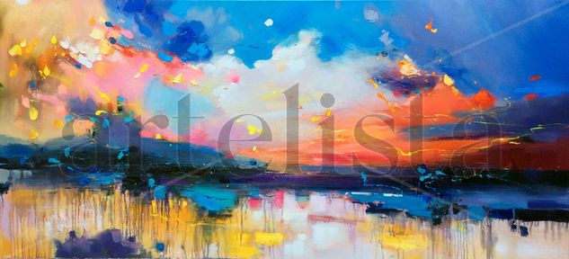 Colorful sky 920 Oil Canvas Others