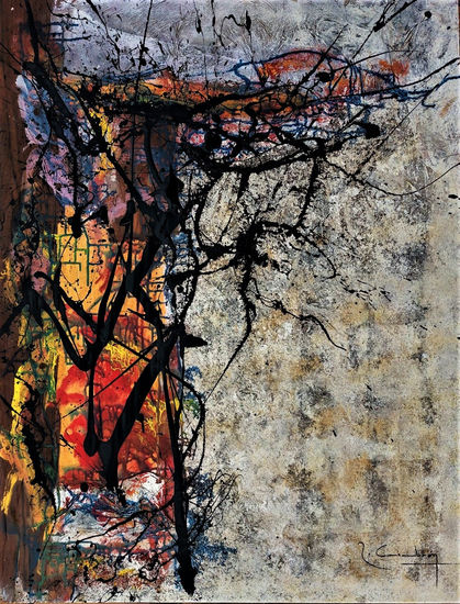 " Dripping entre siglos VII " Mixed media Canvas Others