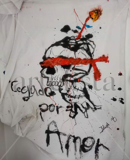 Cegado por Amor Acrílico Tela Figura