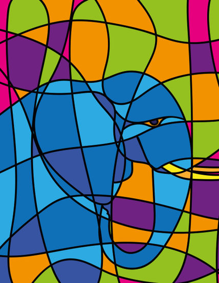 Elefante Azul