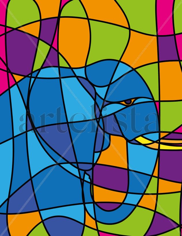 Elefante Azul