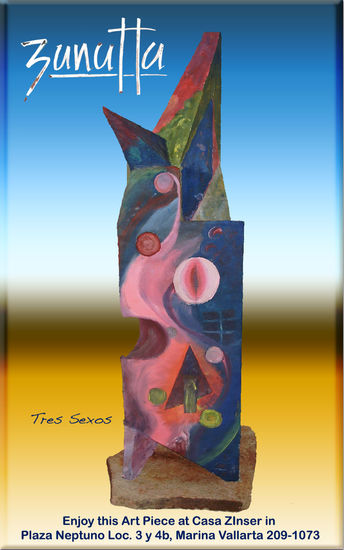 Tres Sexos Mixed Abstract