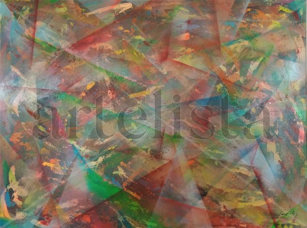 Abstracto 13-2021 Acrylic Canvas Others