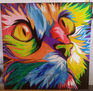 Tierna mirada del  gato
