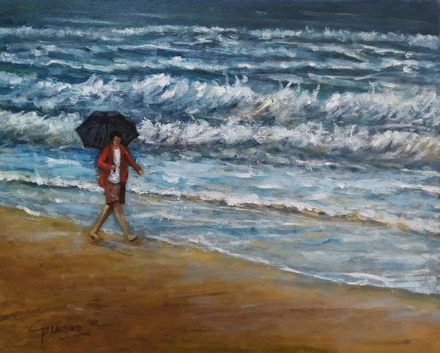 LLUVIA DE VERANO EN ZARAUTZ