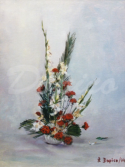 Bodegón de flores/Natureza morta/Still life Oil Canvas Still Life Paintings