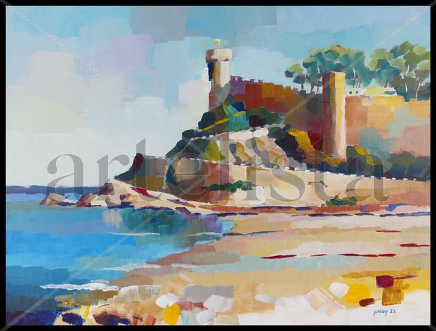 Tossa de Mar Acrylic Panel Marine Painting