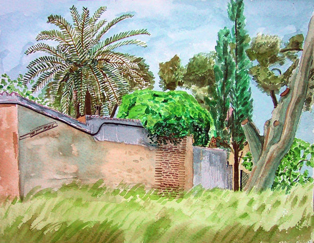 Rincón de Vilanova con árboles y vegetación