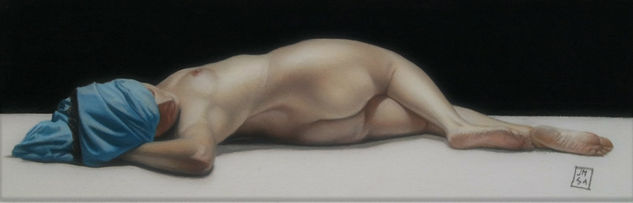 Desnudo. Miniatura.1 Pastel Paper Nude Paintings