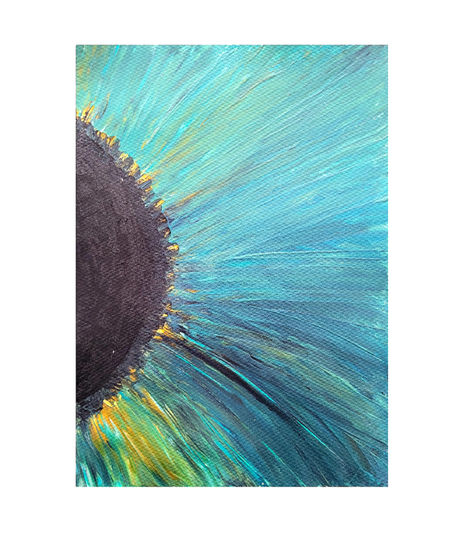 Flor Acrylic Paper Floral Painting