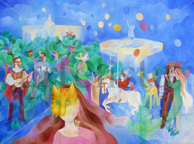 Carnaval Oil Canvas Others