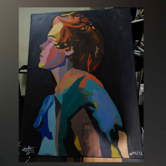 Pintura en Óleo de Harry Styles