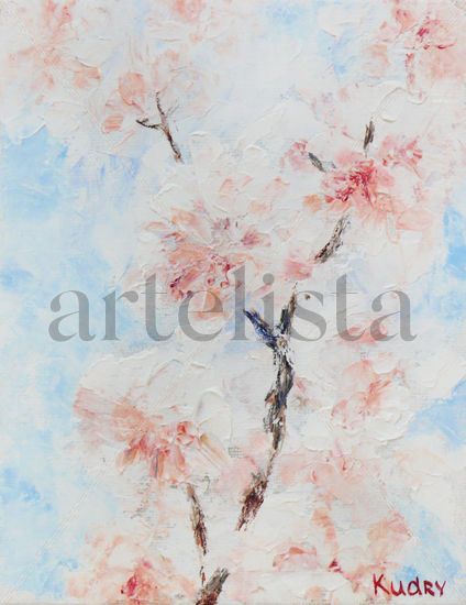 Almendro Oil Canvas Floral Painting