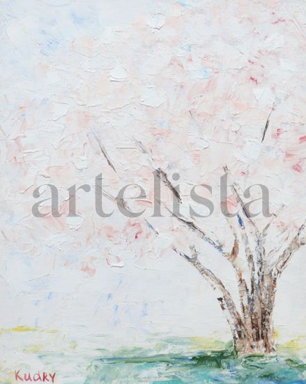 Almendro Oil Canvas Floral Painting