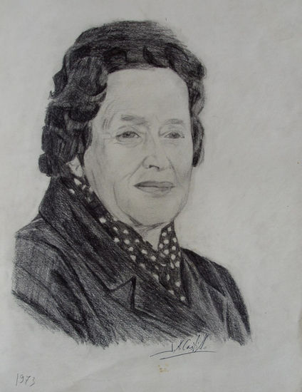 "Retrato de abue" Pencil