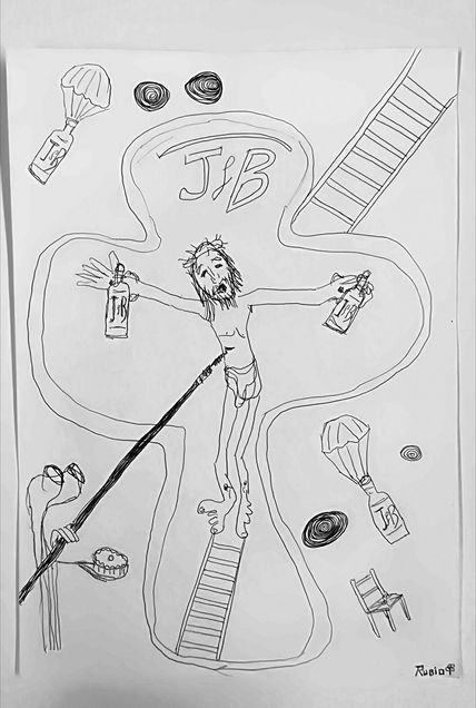 Crucifixión con JB...