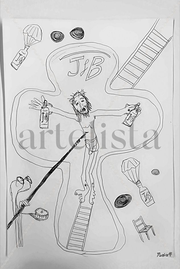 Crucifixión con JB y empanada