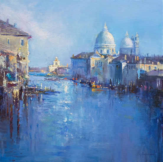 Venice Colors Oil Panel Landscaping